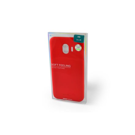 TPU gumis műanyagtok Samsung Galaxy J4 (2018) J400G Mercury Soft Feeling piros