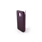 Clear view Samsung Galaxy J4 (2018) J400G oldalra nyíló tok viola