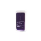 Clear view Samsung Galaxy J4 (2018) J400G oldalra nyíló tok viola