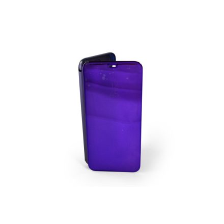 Oldalra nyíló tok Samsung Galaxy A6 Plus (2018) J605 átlátszó view lila