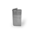 Clear view Samsung Galaxy Note 9 N960 oldalra nyíló tok ezüst