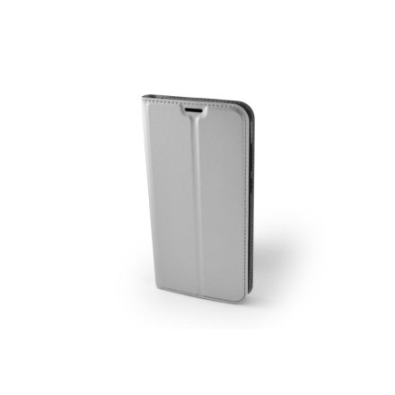 Smart Magnetic Huawei Y5 (2018) oldalra nyíló tok ezüst