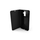 Samsung Galaxy A6 Plus (2018) A605 Hajtogatós Mágneses Oldalra nyíló tok Grafit