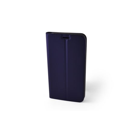 Smart Magnetic mágneses oldalra nyíló tok Samsung Galaxy J4 (2018) J400G sötétkék