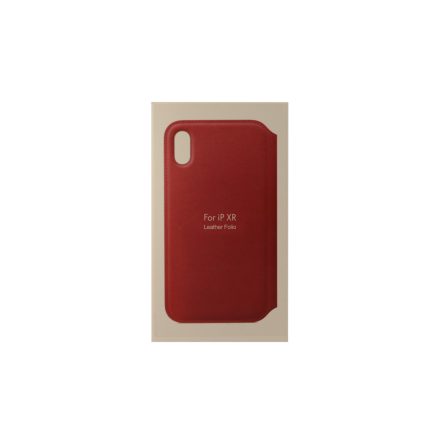 ANT iPhone XR Notesz Bőrtok Pink