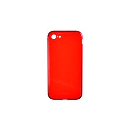 Mágneses abszorpciós tok iPhone 7/8/SE2 (2020)/SE3 (2022) Luxury piros