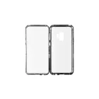 Mágneses abszorpciós telefontok Samsung Galaxy S9 G960 Luxury ezüst-átlátszó
