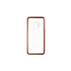 Mágneses abszorpciós telefontok Samsung Galaxy S9 G960 Luxury arany-átlátszó