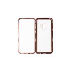 Mágneses abszorpciós telefontok Samsung Galaxy S9 G960 Luxury arany-átlátszó