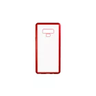 Mágneses abszorpciós telefontok Samsung Galaxy Note 9 N960 Luxury piros-átlátszó