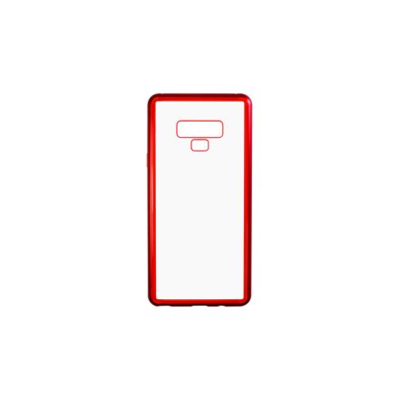 Mágneses abszorpciós telefontok Samsung Galaxy Note 9 N960 Luxury piros-átlátszó