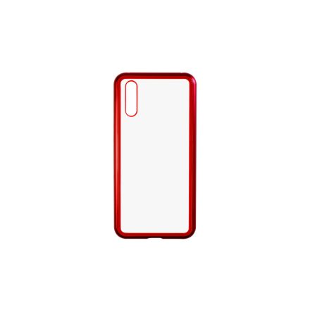 Mágneses abszorpciós telefontok Huawei P20 Luxury piros-átlátszó