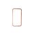 Luxury iPhone XR Mágneses Abszorpciós Tok Rose Gold-Clear