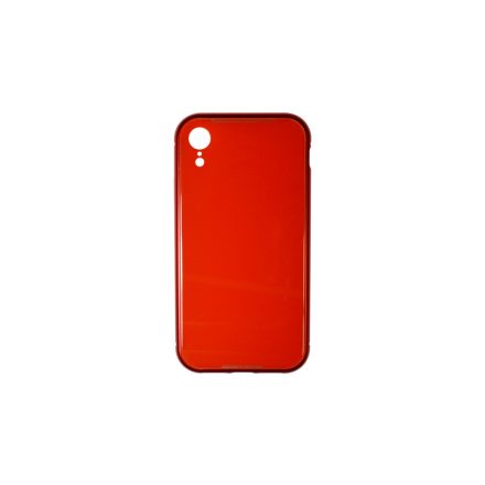 Luxury iPhone XR Mágneses Abszorpciós Tok Piros