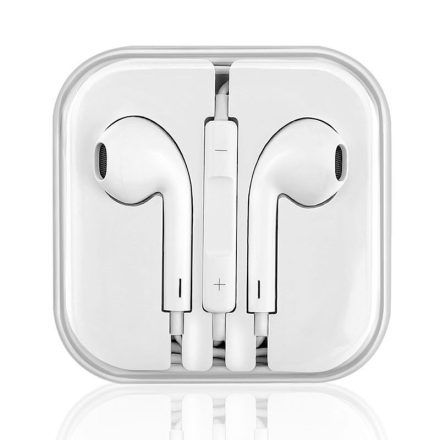 Vezetékes fülhallgató, headset 3,5 mm-es Jack csatlakozóval Usams EP-22 In-Ear fehér