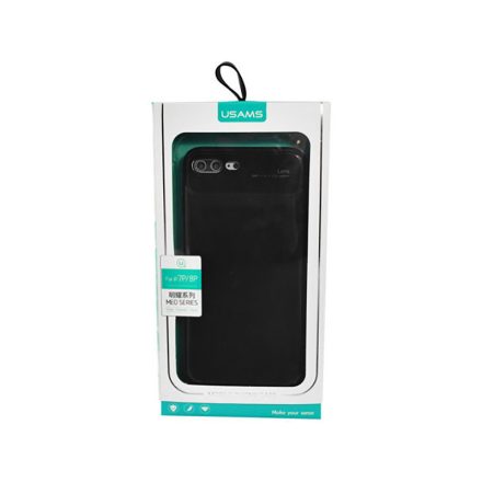 Usams Meo iPhone 7 Plus/8 Plus Plexi Tok fekete