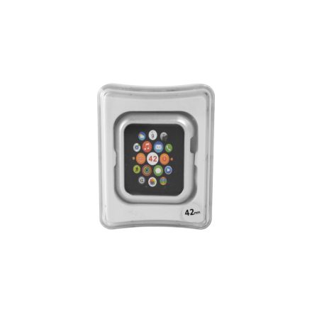 Mágneses abszorpciós tok Apple Watch 4 42 mm Luxury ezüst