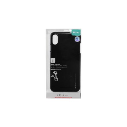 Mercury Goosperry I-Jelly iPhone XS Max TPU Tok fekete