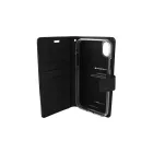 Mercury Blue Moon Flip iPhone XR Csatos Oldalra nyíló tok fekete
