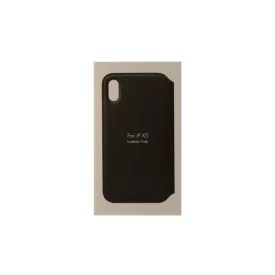 ANT iPhone XS Notesz Tok Fekete