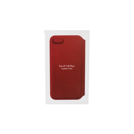 ANT iPhone 7 Plus/8 Plus Notesz Bőrtok Pink