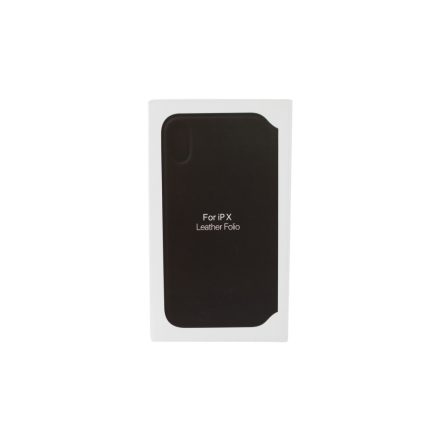 ANT iPhone X Notesz Bőrtok Grafit