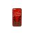 Üveges hátlappal rendelkezó telefontok karácsonyi mintával Merry Rudolf rénszarvas iPhone 6 Plus/6S Plus piros