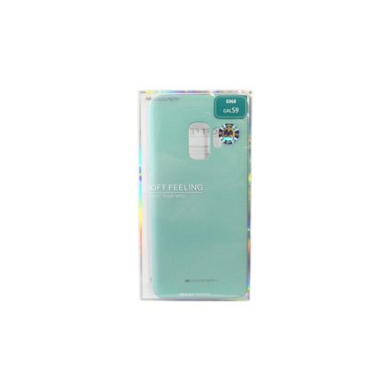 TPU műanyagtok Samsung Galaxy S9 G960 Mercury Soft Feeling mentazöld