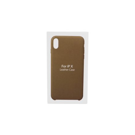 ABT iPhone X Bőrtok Bézs