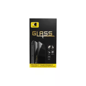   Karc és ütésálló, betekintésgátlós üvegfólia fekete kerettel iPhone X/XS/11 Pro Full Cover Privacy