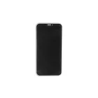 Karc és ütésálló, betekintésgátlós üvegfólia fekete kerettel iPhone X/XS/11 Pro Full Cover Privacy