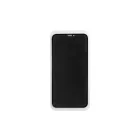 Karc és ütésálló, betekintésgátlós üvegfólia fekete kerettel iPhone XR/11 Full Cover Privacy