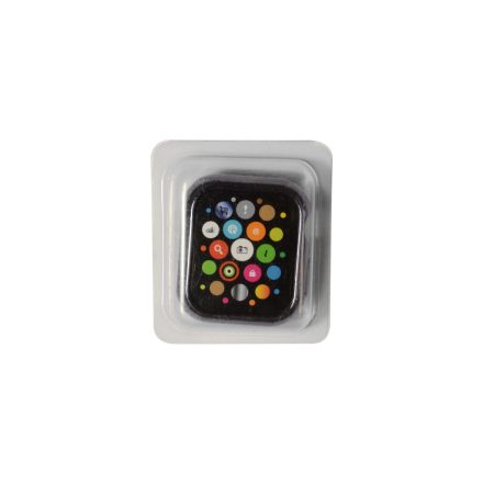 TPU óratok krómhatású külső festéssel Apple Watch 4 40 mm grafit
