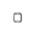 Matt szilikon óratok Apple Watch 4 44 mm világos szürke