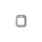 Matt szilikon óratok Apple Watch 4 40 mm világos szürke