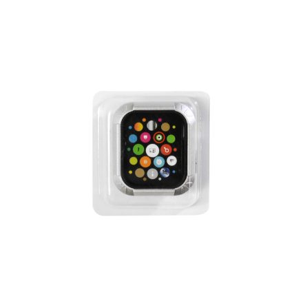 TPU óratok szilikon borítással Apple Watch 4 40 mm ezüst