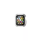 TPU óratok szilikon borítással Apple Watch 4 44 mm ezüst