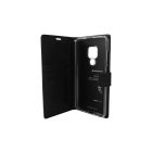 Oldalra nyíló tok Huawei Mate 20 Mercury Blue Moon Flip fekete