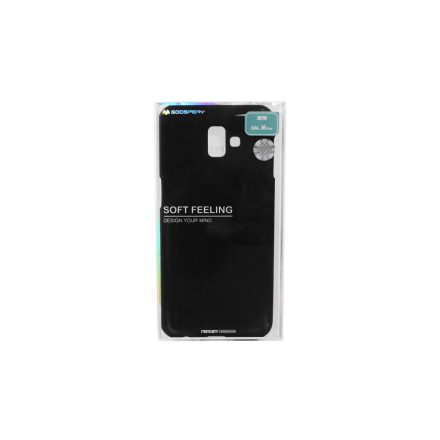 TPU gumis műanyagtok Samsung Galaxy J6 Plus (2018) J610 Mercury Soft Feeling fekete
