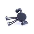 Szellőzőrácsra rögzíthető autós telefontartó Gravity fekete (K317)