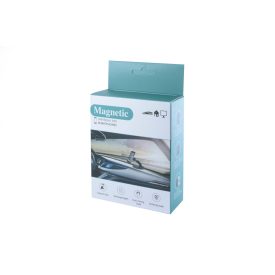 Mágneses öntapadós autós telefontartó fekete (W9-4)