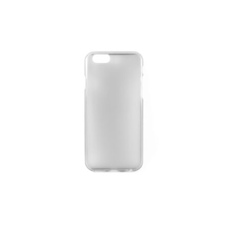 iPhone 6/6S Fényes Szélű Matt Szilikon Tok fekete
