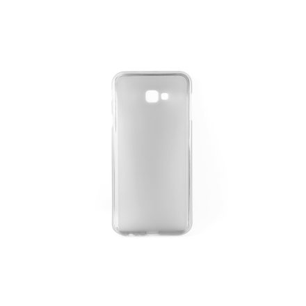Fényes szélű matt szilikontok Samsung J4 Plus (2018) J415 füst színű