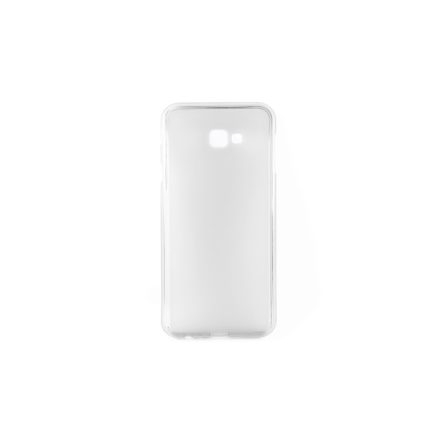 Fényes szélű matt szilikontok Samsung J4 Plus (2018) J415 átlátszó