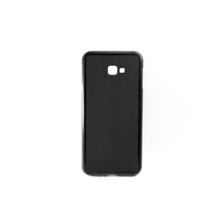 Fényes szélű matt szilikontok Samsung J4 Plus (2018) J415 fekete