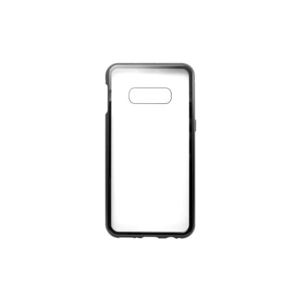 Mágneses abszorpciós telefontok Samsung Galaxy S10E G970F Luxury fekete-átlátszó