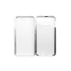 Mágneses abszorpciós telefontok Samsung Galaxy S10E G970F Luxury ezüst-átlátszó