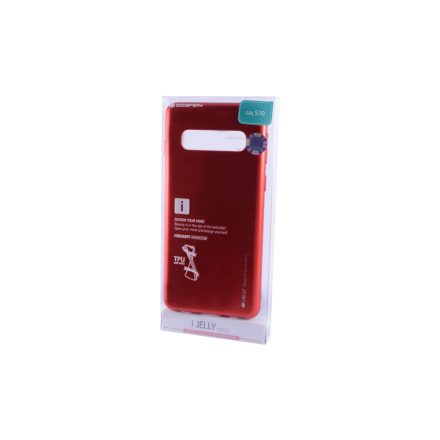 TPU műanyagtok Samsung Galaxy S10 G973F Mercury Goosperry I-Jelly piros