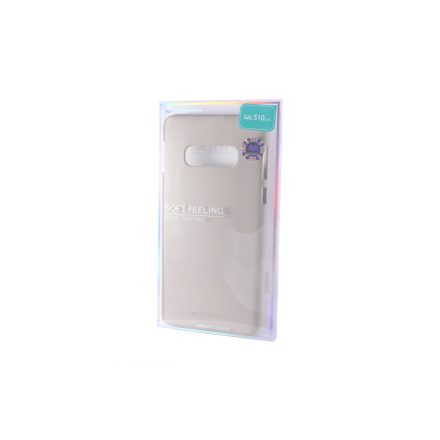 TPU gumis műanyagtok Samsung Galaxy S10E G970F Mercury Soft Feeling szürke