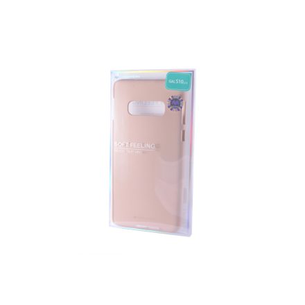 TPU gumis műanyagtok Samsung Galaxy S10E G970F Mercury Soft Feeling drapp